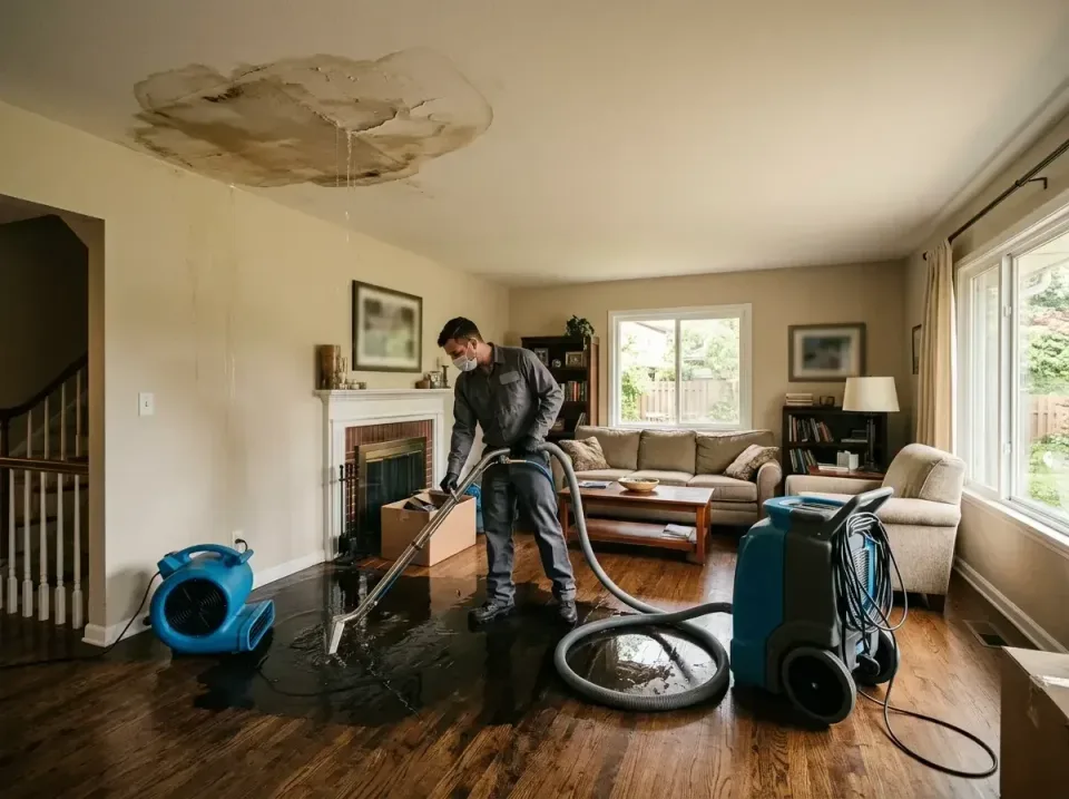 attic-pipe-burst-ceiling-drip-008 — frequently asked questions, Water Damage Restoration & Carpet Care in McQueeney, TX